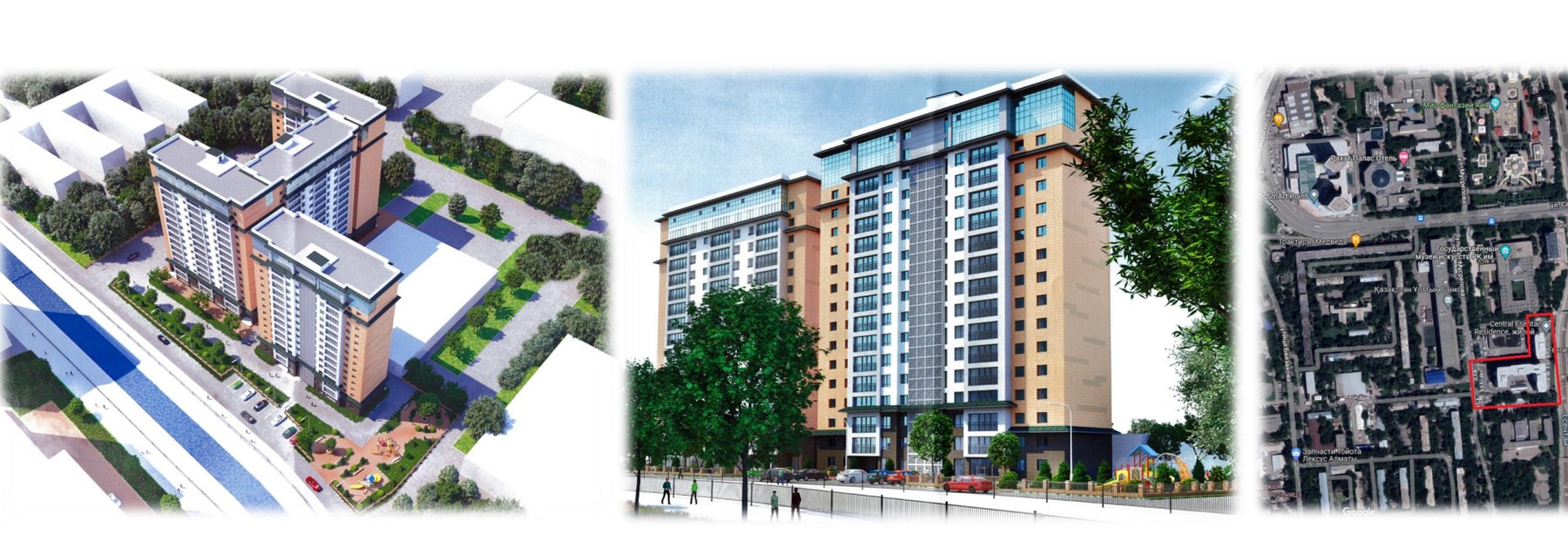 Архитектурная визуализация — ЖК «Central Esentai Residence»